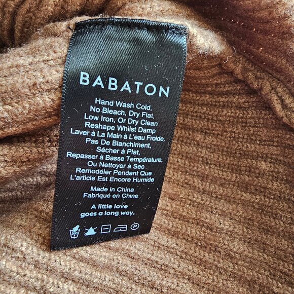 Aritzia Babaton Chalmers Sweater - 2019 - Heather Constant Camel - Sz XS - Picture 7 of 12